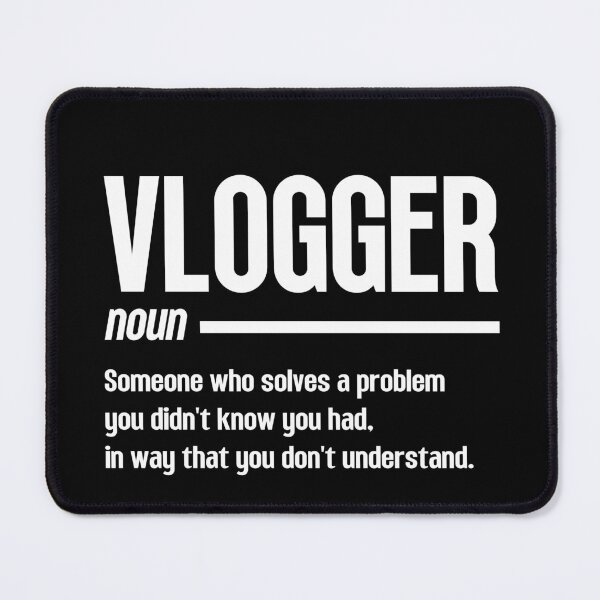 Item preview, Vlogger Noun Graphic shirts for vloggers and influencers designed and sold by ScionEros.