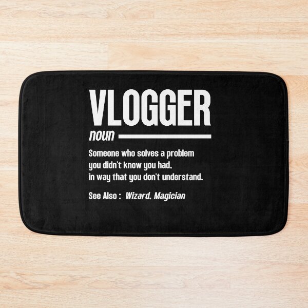 Item preview, Vlogger Noun Graphic shirts for vloggers and influencers designed and sold by ScionEros.