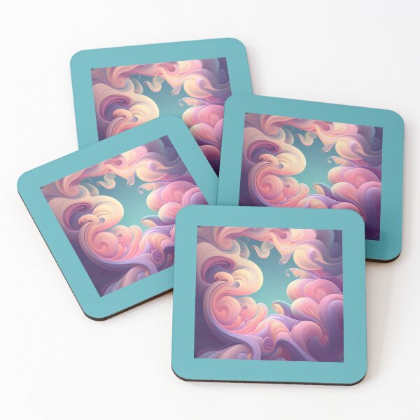 Item preview, Pastel Abstract Water Pattern designed and sold by HouseOfRosy.