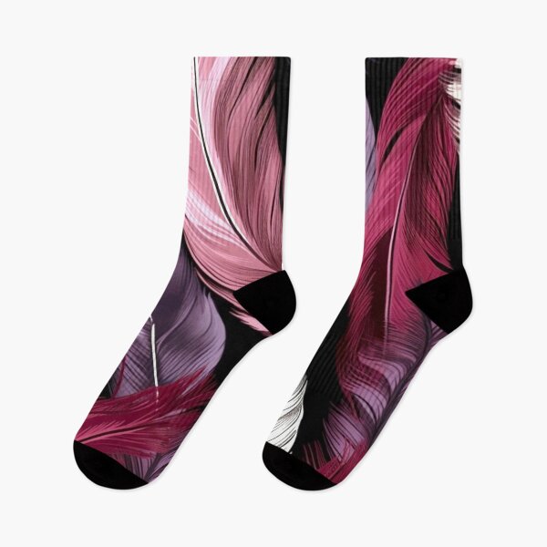 Item preview, Feathers - Burgundy, eggplant, blush, silver, black 3 designed and sold by Highlandkings.