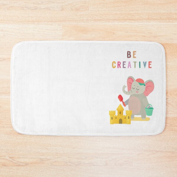 Item preview, Be Creative Elephant Builds a Sandcastle designed and sold by dk-design85.