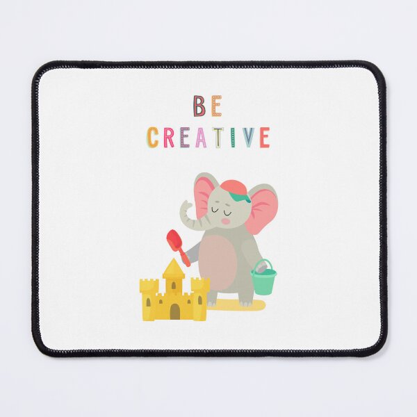 Item preview, Be Creative Elephant Builds a Sandcastle designed and sold by dk-design85.