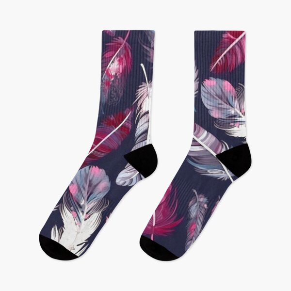 Item preview, Feathers - Burgundy, fuchsia, navy, white, silver designed and sold by Highlandkings.