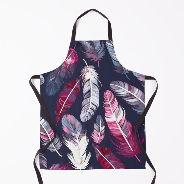 Item preview, Feathers - Burgundy, fuchsia, navy, white, silver designed and sold by Highlandkings.