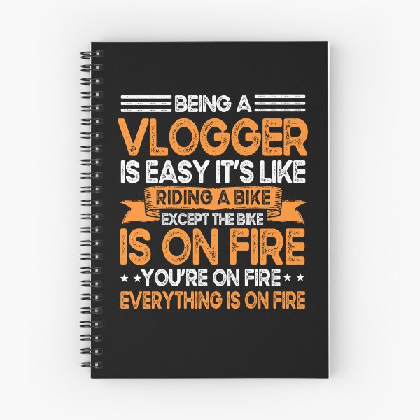 Item preview, being a vlogger is easy it's like riding a bike designed and sold by ScionEros.