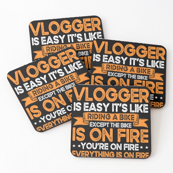 Item preview, being a vlogger is easy it's like riding a bike designed and sold by ScionEros.