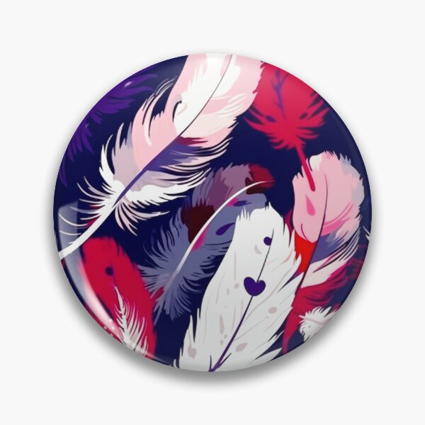 Artikelvorschau, Feathers - Burgundy, fuchsia, navy, white, silver 2 entworfen und verkauft von Highlandkings.