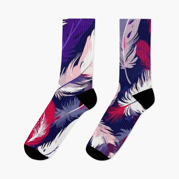 Artikelvorschau, Feathers - Burgundy, fuchsia, navy, white, silver 2 entworfen und verkauft von Highlandkings.