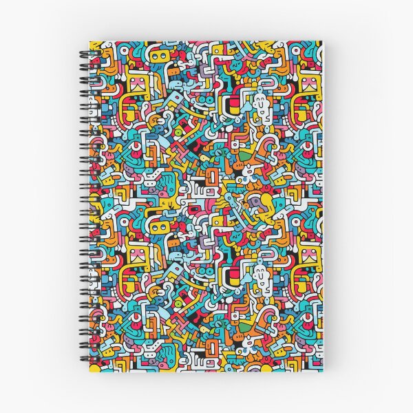Item preview, Fun doodle seamless pattern. Creative minimalist style art background for children or trendy design designed and sold by ShopThousand.
