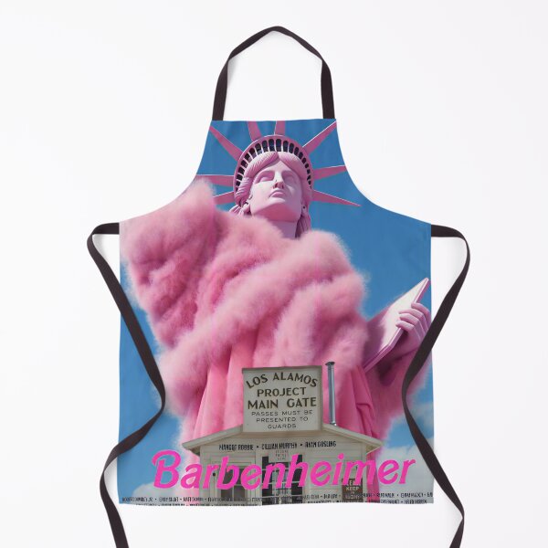 Item preview, Barbenheimer: The Pink Fur Affair—Oppenheimer and Liberty Beerbie Together at Last in Los Alamos designed and sold by ignasirus.