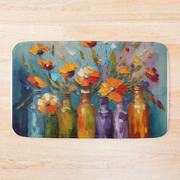 Item preview, Flowers in Oil designed and sold by kultomatic.