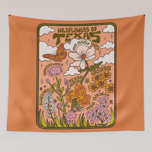 Item preview, Texas Wildflowers designed and sold by doodlebymeg.