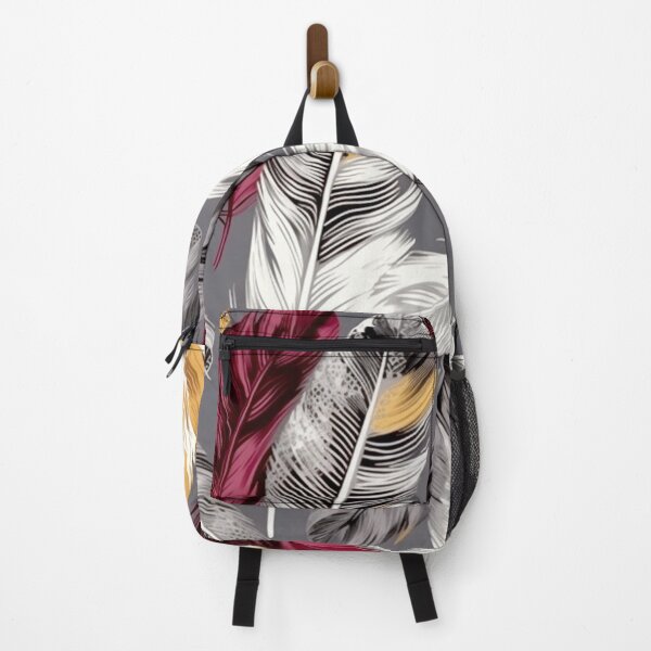 Artikelvorschau, Feathers - Burgundy, gold, white, gray, black 3 entworfen und verkauft von Highlandkings.