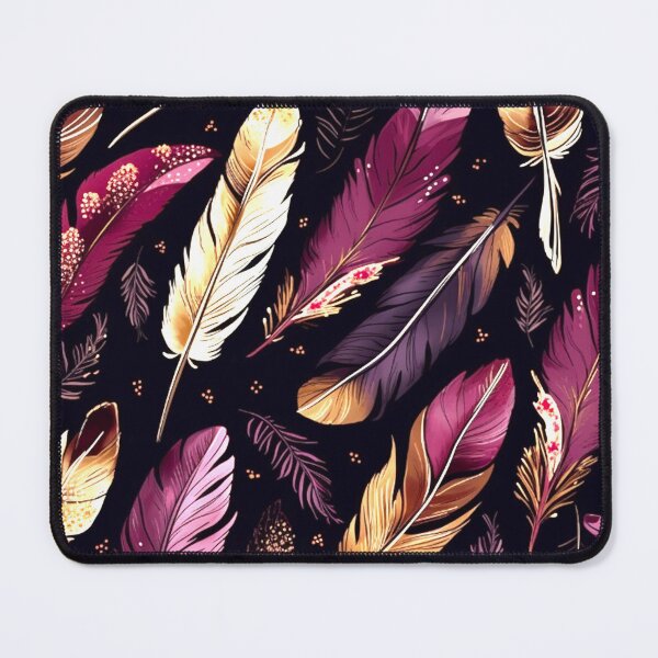 Item preview, Feathers - Burgundy, lavender, ivory, gold, black designed and sold by Highlandkings.