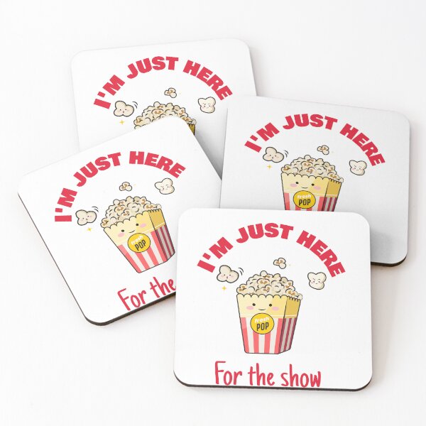 Item preview, Funny "I am just here for the show" design designed and sold by jfcreations.