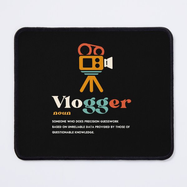 Item preview, Vlogger noun retro Graphic shirts for vloggers and influencers designed and sold by ScionEros.