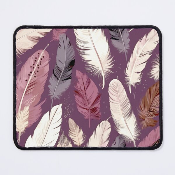 Item preview, Feathers - Burgundy, lavender, ivory, gold, black 2 designed and sold by Highlandkings.