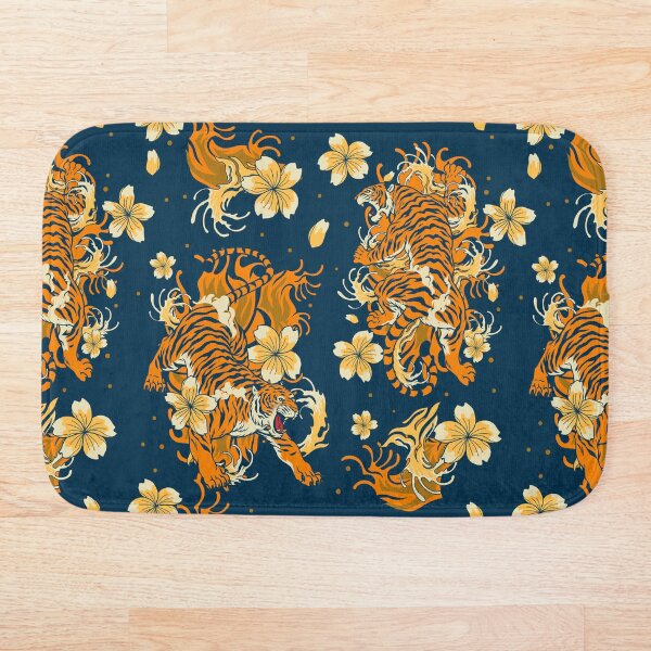 Item preview, Patrón de tigre tradicional japonés designed and sold by bazziergraphik.