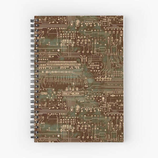 Item preview, Old Circuit Board Circuitry Pattern designed and sold by Sturdust.