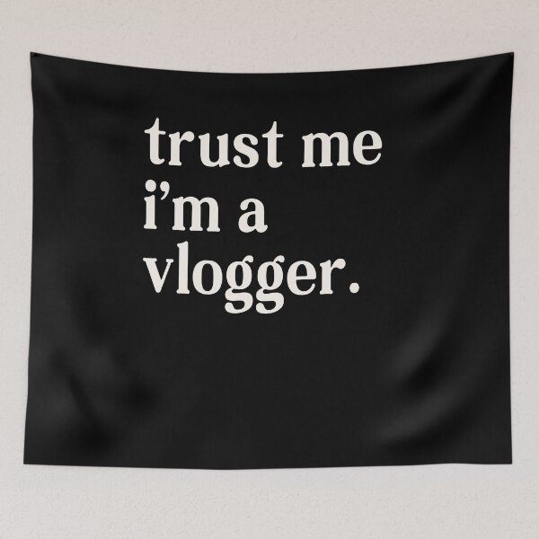 Item preview, Trust Me I'm a vlogger Graphic shirts for vloggers and influencers designed and sold by ScionEros.
