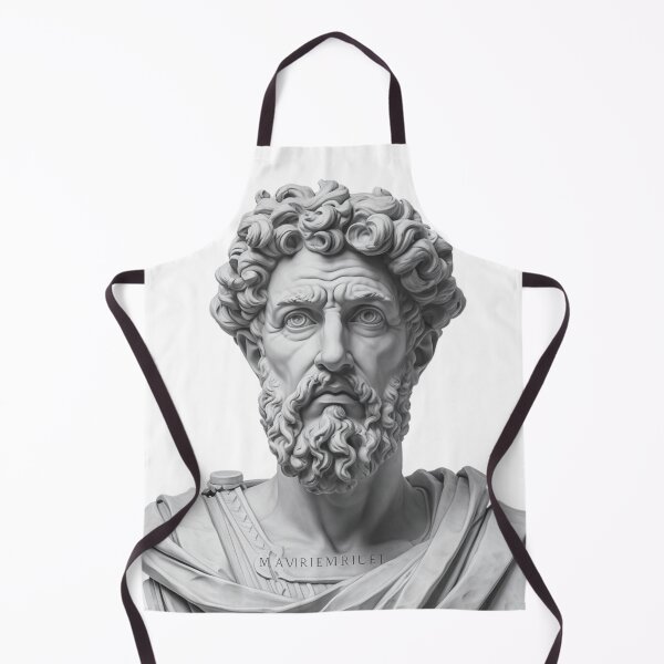 Item preview, Marcus Aurelius - M AVIRIEMRCUEI designed and sold by The Stoic Sigma.