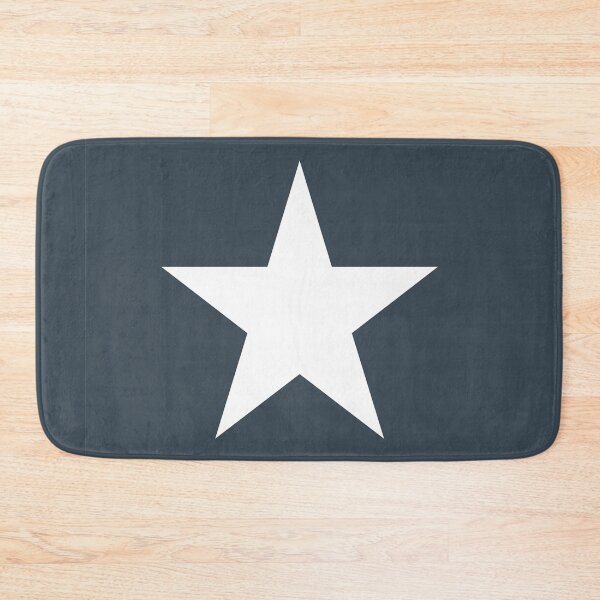 Item preview, Single WHITE STAR on a CHARCOAL GREY Background designed and sold by RachelMacht.