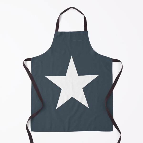 Item preview, Single WHITE STAR on a CHARCOAL GREY Background designed and sold by RachelMacht.