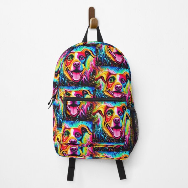 Item preview, Goofy Vibrant Rainbow Dog designed and sold by WitchyWare.