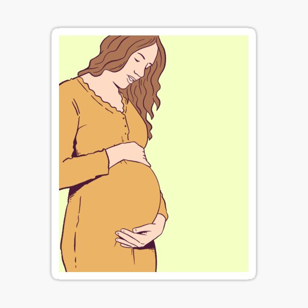 Item preview, Pregnant woman designed and sold by Pictobiblia.