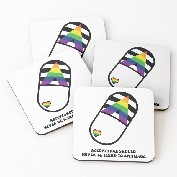 Item preview, Ally Pride Pill (black text) designed and sold by WatchersWanted.