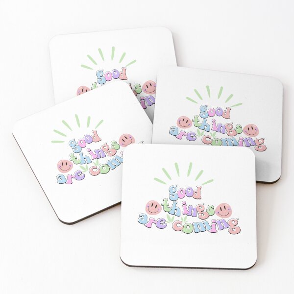 Item preview, Good Things Are Coming Positive Saying designed and sold by Emotionville.