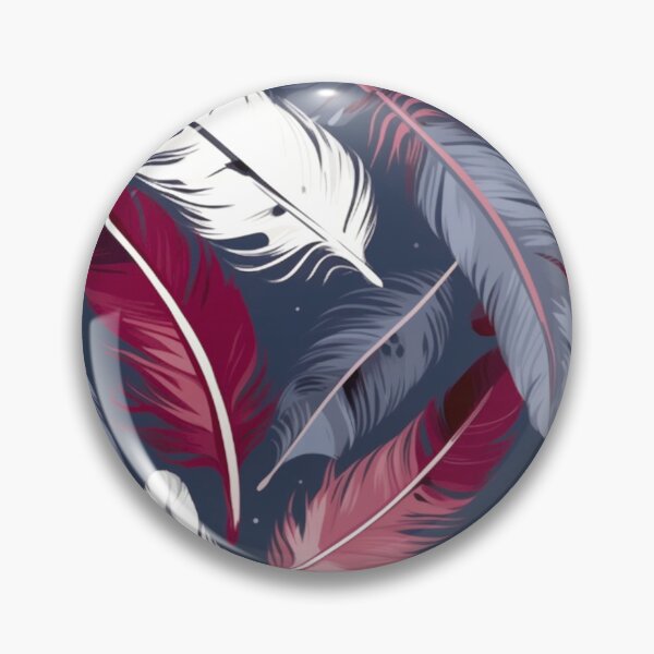 Artikelvorschau, Feathers - Burgundy, navy, gray, white, black 3 entworfen und verkauft von Highlandkings.