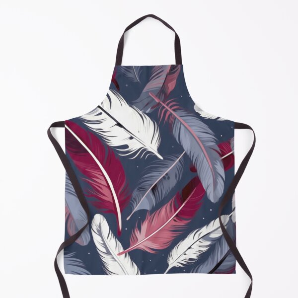 Item preview, Feathers - Burgundy, navy, gray, white, black 3 designed and sold by Highlandkings.