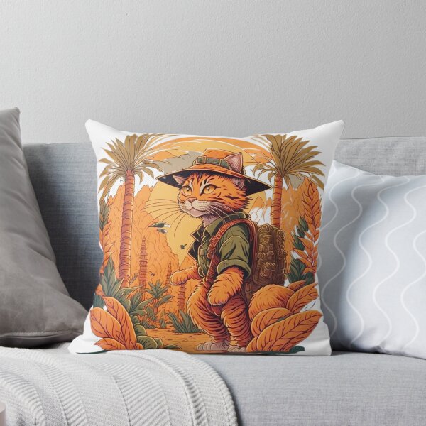 Item preview, Indiana Cat | Adventure Merch | Unique cat lover gift | Antique color designed and sold by MaFleiva.