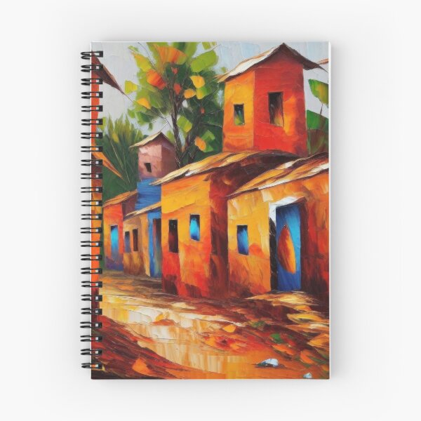 Item preview, Serene Village Road designed and sold by kultomatic.