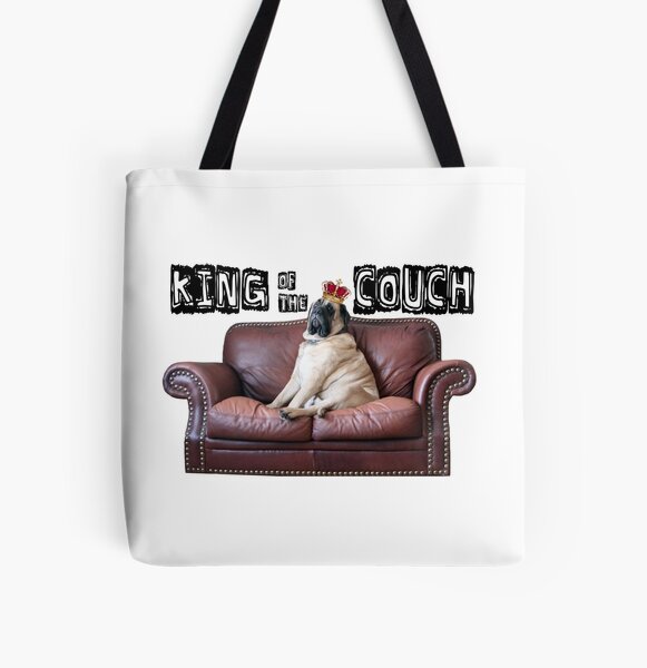 King of the Couch All Over Print Tote Bag