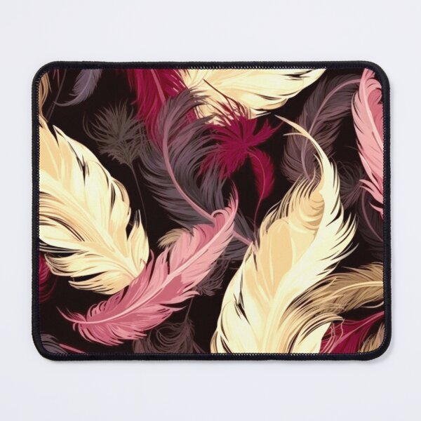 Item preview, Feathers - Burgundy, pink, ivory, gold, black designed and sold by Highlandkings.