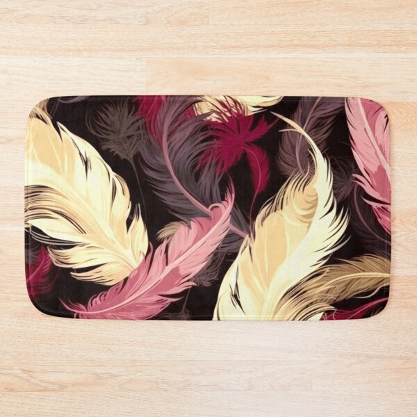 Item preview, Feathers - Burgundy, pink, ivory, gold, black designed and sold by Highlandkings.