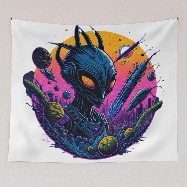 Item preview, ,,Hi" - Greetings from the Metal Road Galaxy. designed and sold by SaraSumi.
