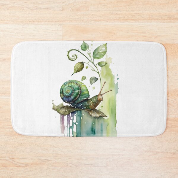 Item preview, Enchanting Snail's Journey through Leafy Oasis designed and sold by WildSpiritPaint.