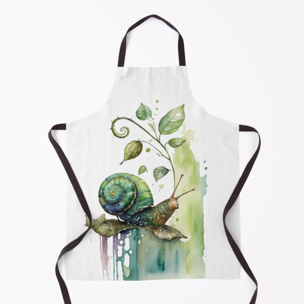 Item preview, Enchanting Snail's Journey through Leafy Oasis designed and sold by WildSpiritPaint.