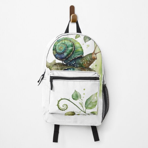 Item preview, Enchanting Snail's Journey through Leafy Oasis designed and sold by WildSpiritPaint.