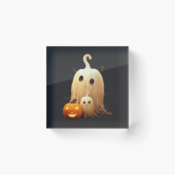 Item preview, Smiling Ghosts  and Pumpkins designed and sold by MarcinCollie.