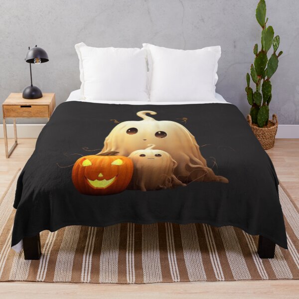 Item preview, Smiling Ghosts and Pumpkins designed and sold by MarcinCollie.