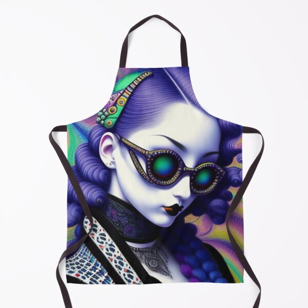 Aperçu de l'œuvre Preppy goth Hokusai Pointillism créée et vendue par Roxburylane.