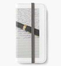 Pen and paper iPhone Wallet/Case/Skin