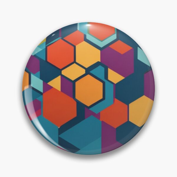 Item preview, Crystal Bohemian Honeycomb Cube: Colorful Hexagon Modern Style designed and sold by Dshoppin.