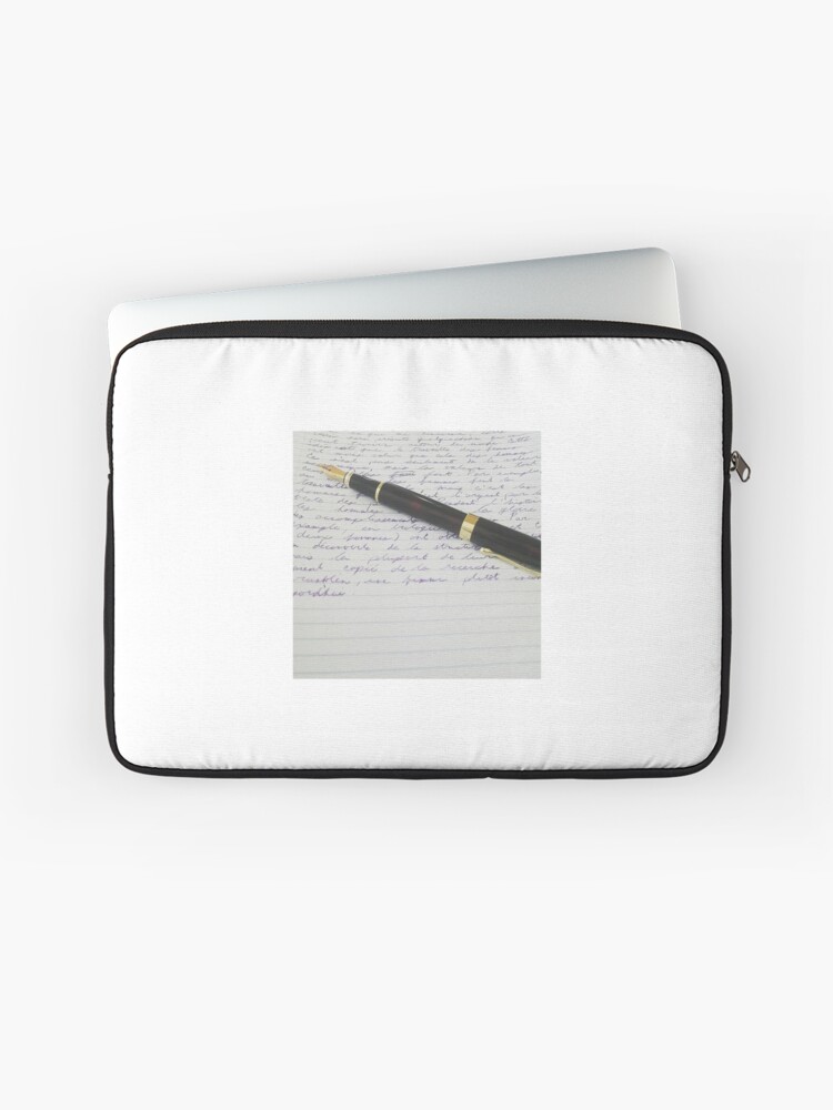 Pen And Paper Laptop Sleeve By Zimmercj Redbubble