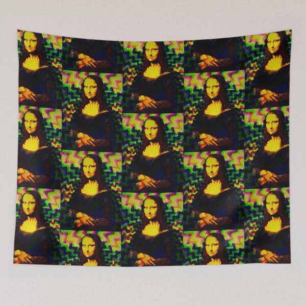 Item preview, Mona Lisa trippy warp hole  designed and sold by MariannCrews.