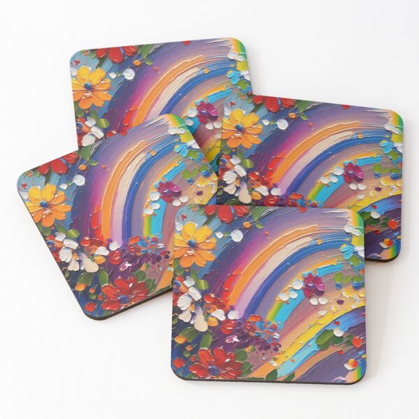 Item preview, Rainbow Spring Flowers designed and sold by kultomatic.